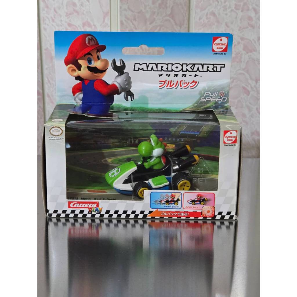 【全新現貨】日本帶回 耀西 迷你迴力車 Kyosho Egg Mario Kart
