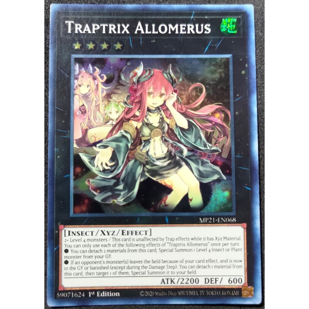 [貓先生の店] 遊戲王 美英一刷 <傷卡> MP21-EN068 阿洛梅勒絲的蟲惑魔 (亮面)