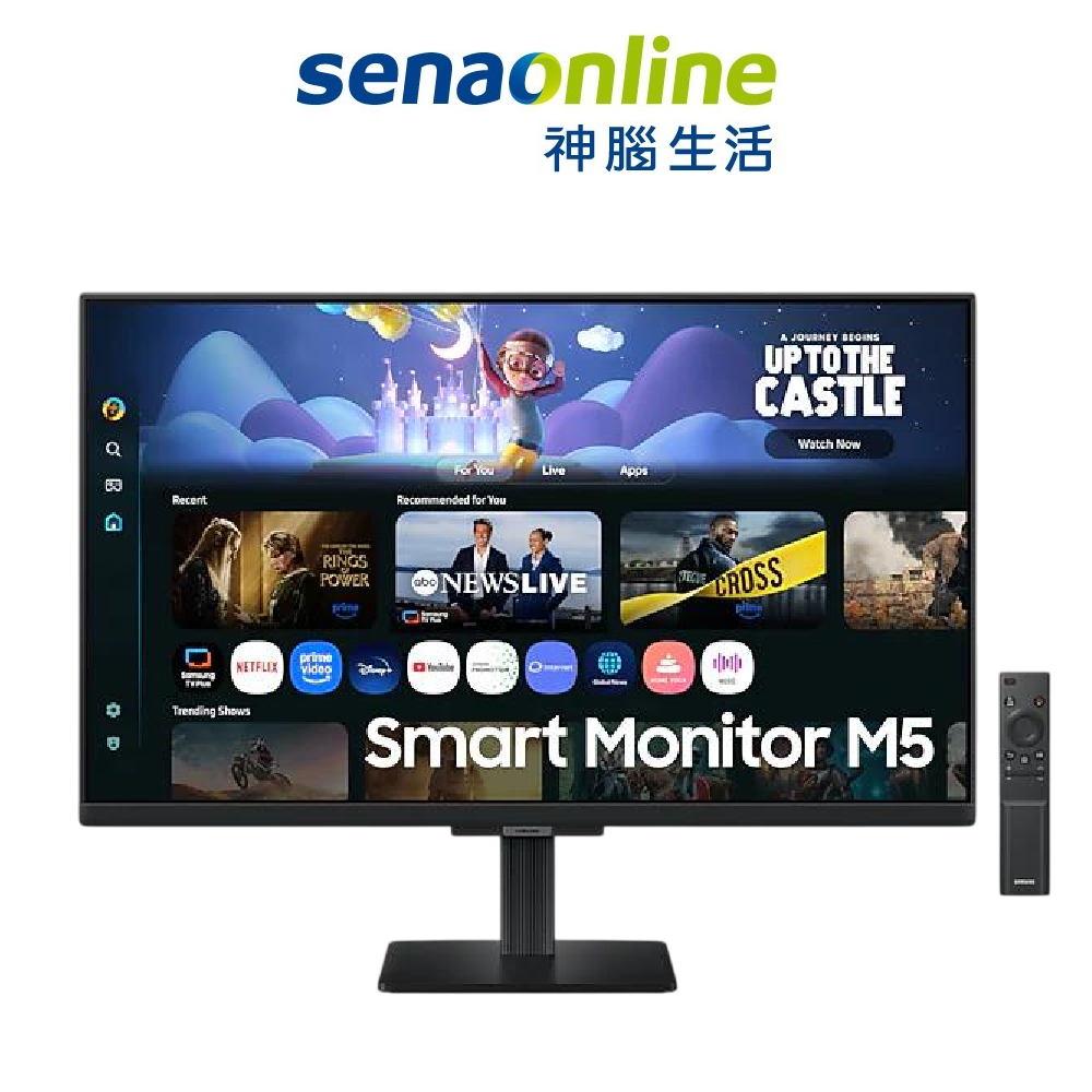 SAMSUNG 三星 27吋智慧聯網螢幕 M5 黑