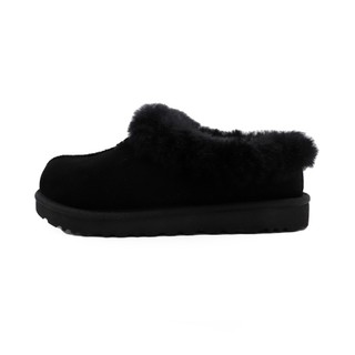 UGG Tazzette 黑 休閒 麂皮 秋冬 穆勒鞋 女款 J3203【新竹皇家UG1134810BLK】