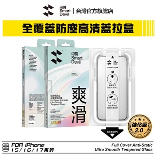閃魔SmartDevil 強化版 iPhone 全覆蓋聽筒防塵高畫質蓋拉盒