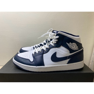 Nike Air jordan 1 Mid 曜石藍 金標