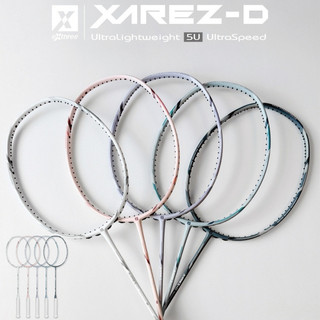 《exthree 超力》超力羽球拍 XAREZ-D 白色 粉色 紫色 黑色 5U 球拍 輕拍 附球拍提袋 贈送穿線