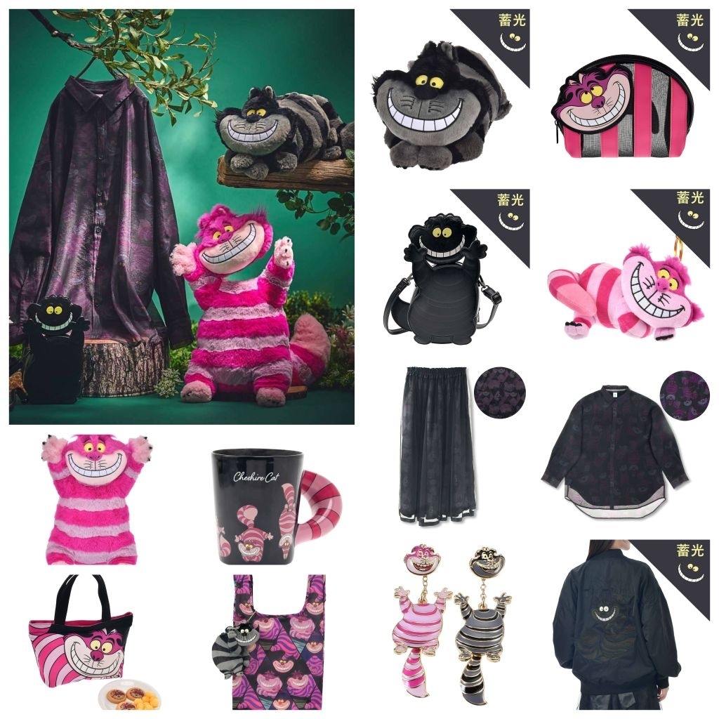 現貨+預購！日本迪士尼 妙妙貓 柴郡貓 2025 玩偶 吊飾 馬克杯 長裙 襯衫 購物袋 背包 耳環 手提袋 化妝包