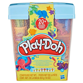 特價 培樂多Play-Doh 創意動物儲存盒組 收納盒 八色黏土組 無毒黏土 食用色素 starters 紙黏土 幼兒