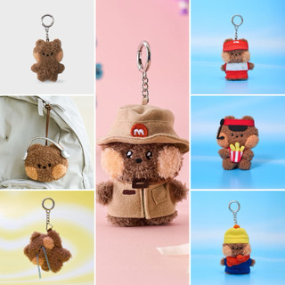【現貨】 韓國 LINE FRIENDS 熊大系列 Bnini 玩偶吊飾 行李吊牌 鑰匙圈 娃娃