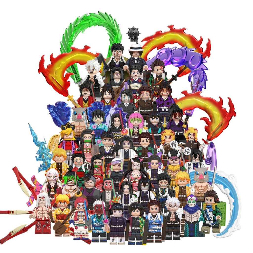 JZBK 積木人偶 WM WM6116 WM6137 WM6138鬼滅之刃 鬼滅 炭治郎 禰豆子 GhostSlayer
