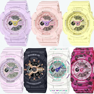 BABY-G【BA-110 系列】適合各種運動 按鈕可靜音 學生錶 兒童錶 暢銷商品｜感性時間鐘錶｜
