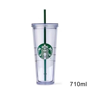現貨免運 美國🇺🇸限定星巴克環保杯 冷熱水杯 Starbucks 透明附吸管