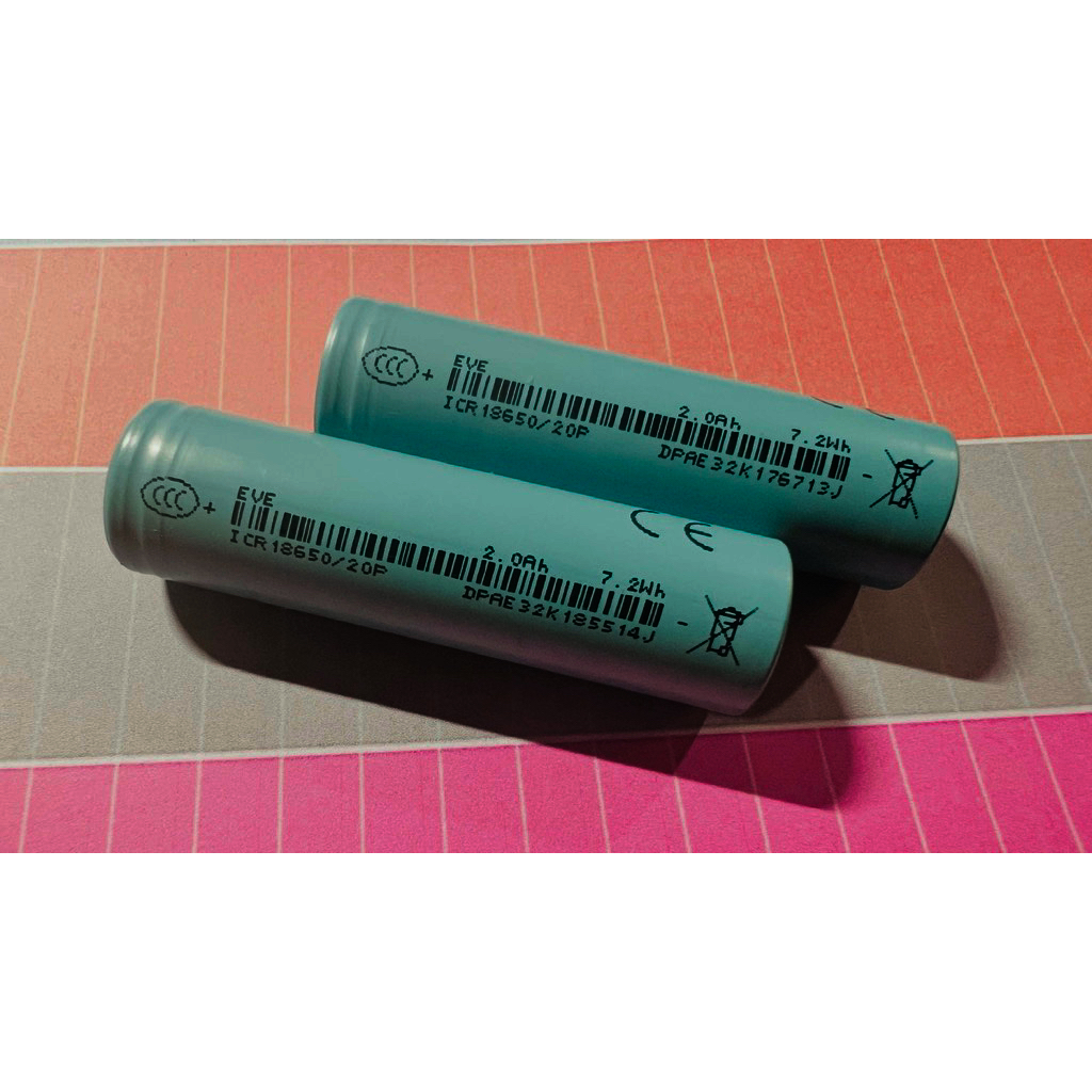 EVA 億緯 18650 動力型電池 2000mah
