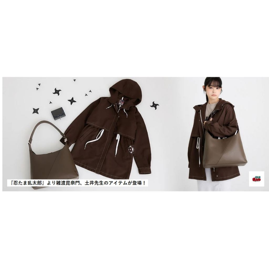 宏敢市集 日版 SuperGroupies 忍者亂太郎 黃昏時忍軍 雜渡昆奈門 土井老師 手提包 側背包 連帽外套 皮夾
