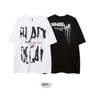 【OTIS】 『現貨』BLACK.. 湖影 復古 tee 水洗 短袖 寬鬆 OVERSIZE 落肩 街頭