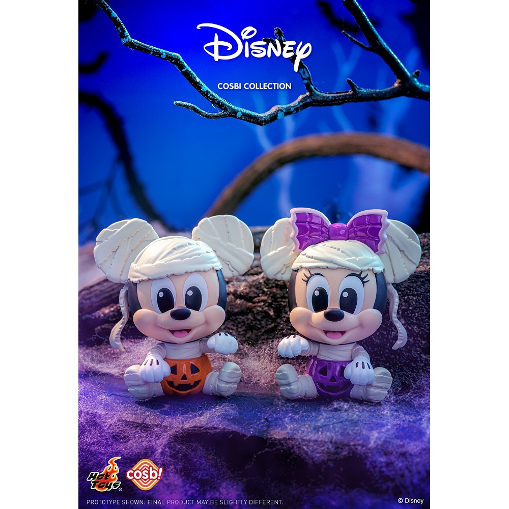 野獸國直營店｜HOT TOYS CBX306 迪士尼好朋友 Q版公仔 萬聖節款 盲盒單入(全9種)