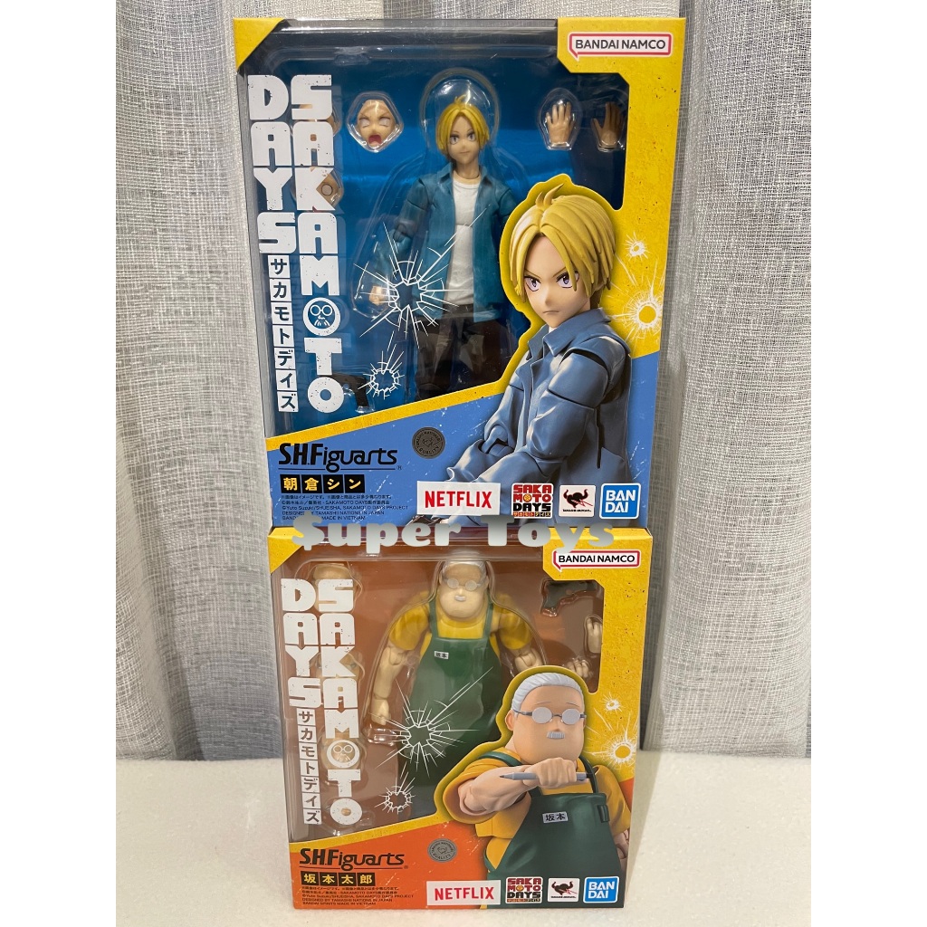 《$uper Toys》全新 SHF 坂本日常 坂本太郎 坂本 朝倉新 朝倉信 公仔 模型 可動 人偶