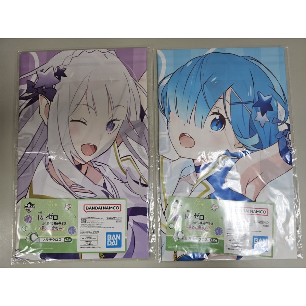 【代理版 全新現貨 款式自選】 一番賞 Re: 從零開始的異世界生活 為你注入勇氣 Re零 C賞 大掛布 艾蜜莉雅 雷姆