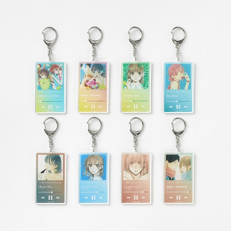 ✨日谷正版✨青春之箱 原畫展 音樂播放器吊飾 單抽 JCS 音樂播放風格 壓克力鑰匙圈 鹿野千夏 蝶野雛 豬股大喜