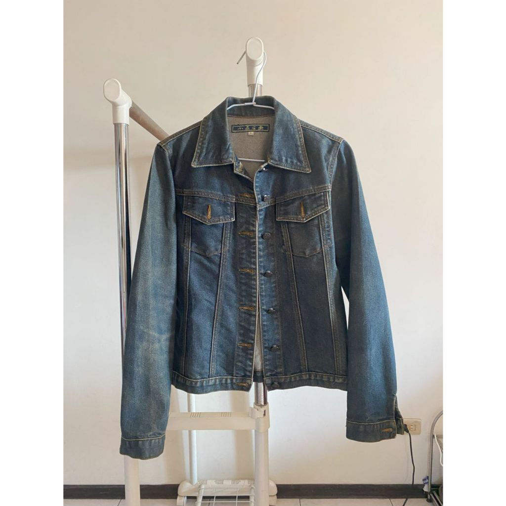 小森企画專櫃- 二手水洗牛仔外套 短款外套 排扣外套