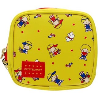 日本 sun-star 三麗鷗 Sanrio Characters 方型收納包/ 復古/ Patty and Jimmy eslite誠品