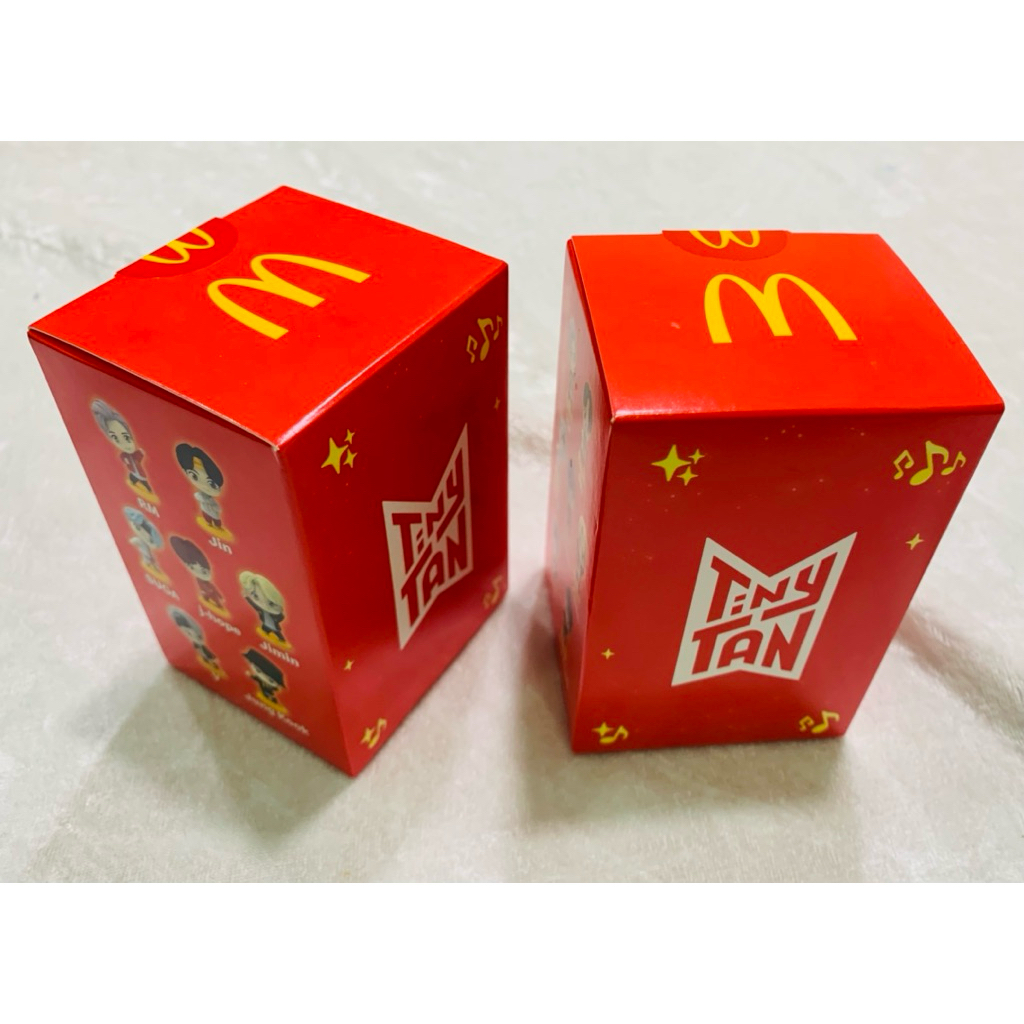 Mcdonalds 麥當勞 X TinyTAN 限量盲盒 BTS 防彈少年團成員的七個可愛虛擬角色 盲盒 擺件 限量公仔