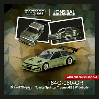 +小玩家+ TARMAC Toyota Sprinter Trueno AE86 Widebody Green