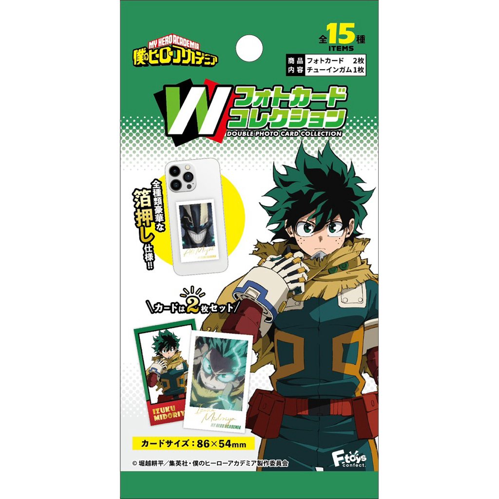 全新 我的英雄學院 盒玩 拍立得 15入 綠谷出久 爆豪勝己 死柄木吊 荼毘 葉隱透 收藏卡 卡片食玩