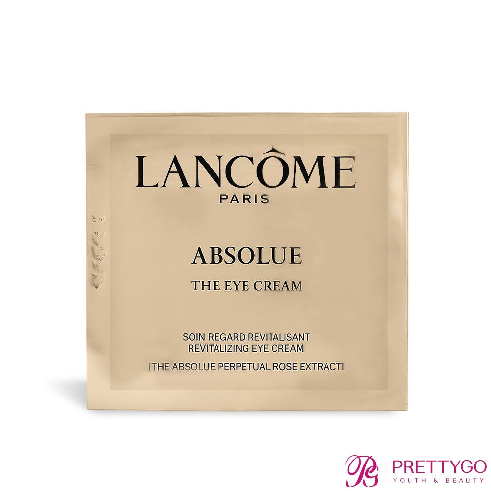 LANCOME 蘭蔻 絕對完美永生玫瑰肽金逆時眼霜(1ml)【美麗購】