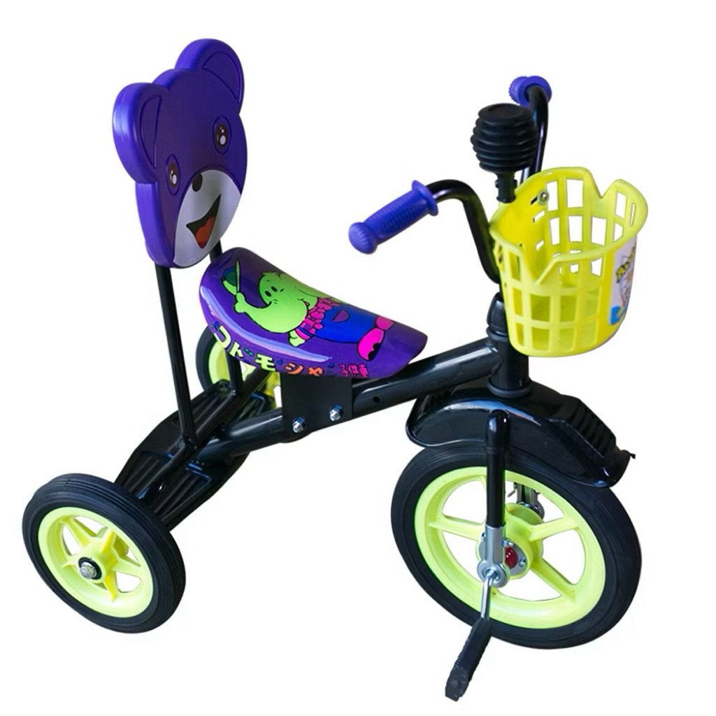 現貨二手🌟BIKEONE MINI7 12吋復古兒童三輪車腳踏車(附籃子) 寶寶三輪車自行車