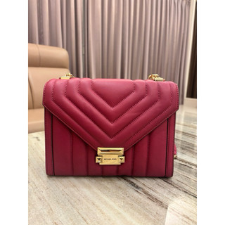 Michael Kors Whitney深紅色小鍊包