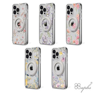 【現貨】apbs iPhone 16系列 360旋轉磁吸立架鑽殼-多圖可選