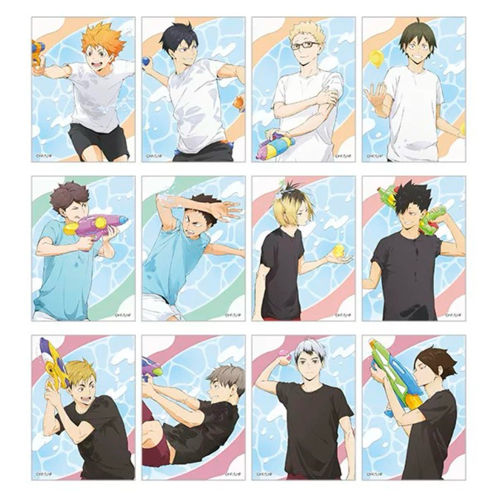 「日版現貨」排球少年！｜玩水 透卡｜日向影山月島山口 及川岩泉 黑尾研磨 宮侑宮治北角名