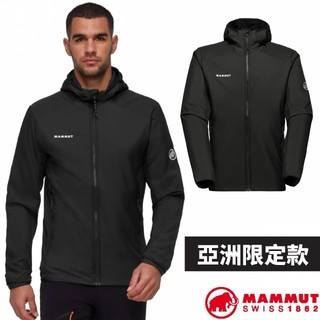 【MAMMUT 長毛象】男 Rime Light IN Hybrid AF 輕量保暖混合機能連帽外套 黑 04510
