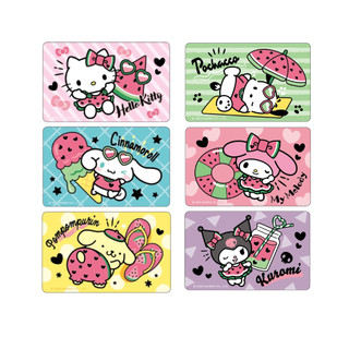 【悠遊卡 EasyCard】三麗鷗好吃西瓜SUPERCARD悠遊卡(HELLO KITTY/大耳狗/布丁狗/酷洛米)