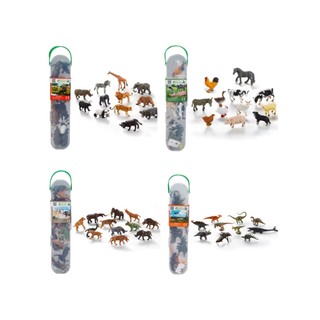 小牛津collectA 英國高擬真模型 手提盒裝 12隻裝 野生動物/農場動物/史前動物/恐龍