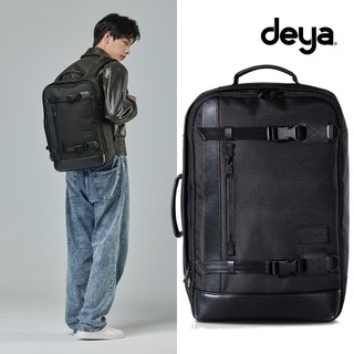 deya︱cross 抗菌機能三用後背包 黑色︱後背包 斜背包 手提包 商務包 行李插袋 筆電包