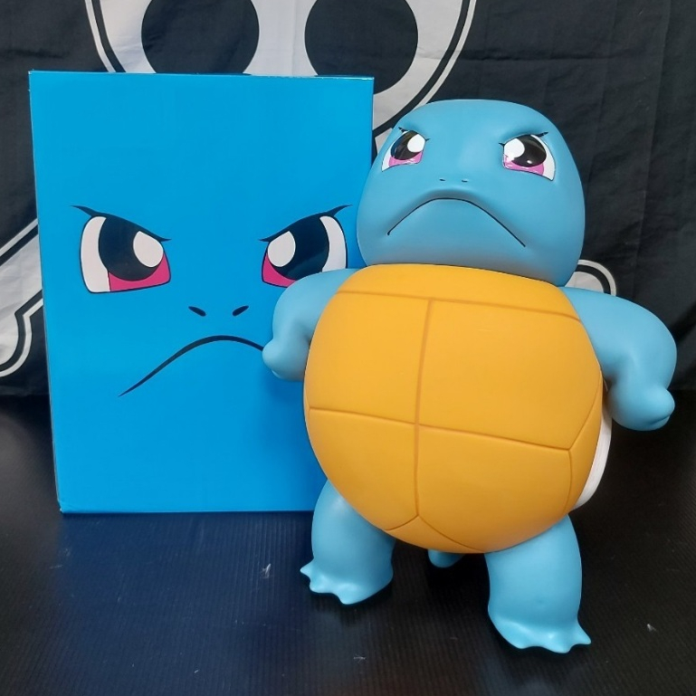【神奇寶貝】1:1 傲嬌龜 39CM 傑尼龜 寶可夢 傲嬌傑尼龜 傲嬌 大號傑尼龜公仔 傑尼龜擺飾擺件 精靈寶可夢