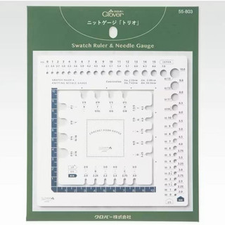 Clover 可樂牌 三用編織量尺 編織尺 密度尺 55-803