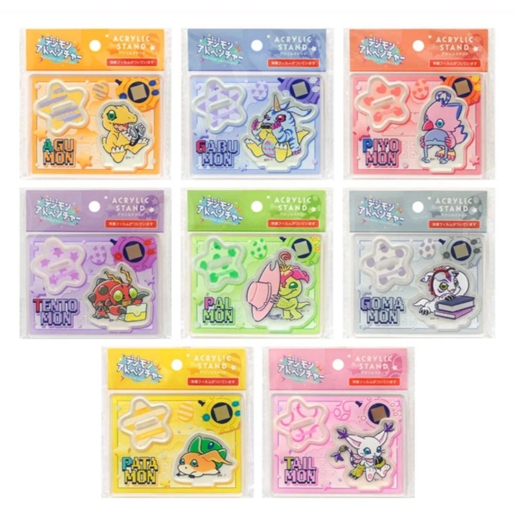 【現貨❆日本限定】數碼寶貝 25周年 數碼寶貝 太一 亞古獸 阿和 加布獸 佳兒 阿武 巴達獸 立牌