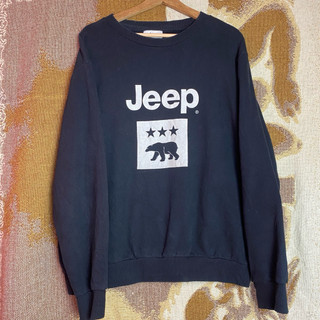 Jeep Logo黑色大學T G4121421 大學T衛衣 古著 二手 選物 復古
