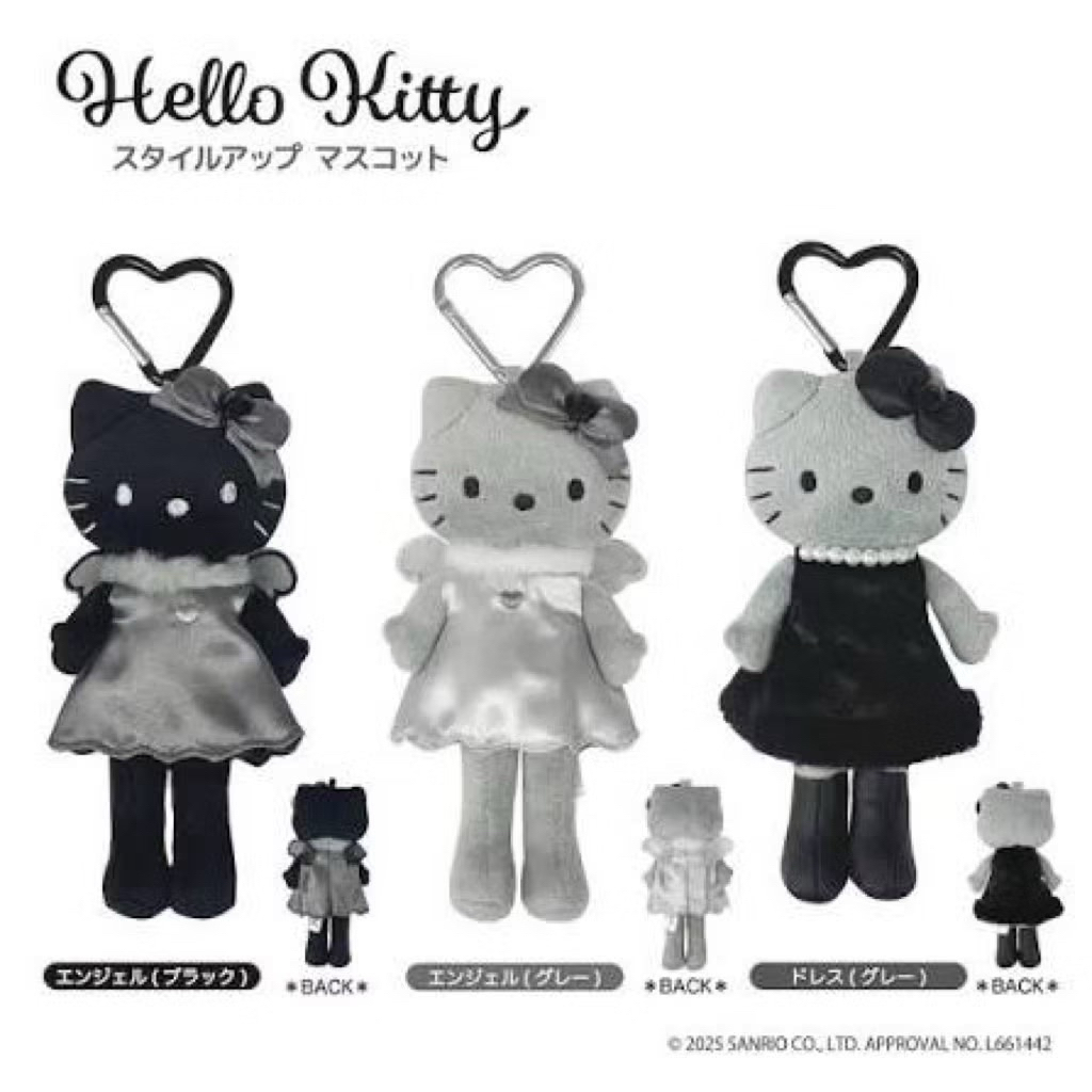 日本長腿Hello Kitty  華麗長腿凱蒂貓 黑色長腿凱蒂貓 灰色長腿凱蒂貓 黑色天使凱蒂貓 灰色天使凱蒂貓