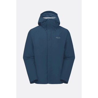 Rab Downpour Waterproof Jacket 男款防風防水連帽外套 暴風藍 QWI-06-TMB
