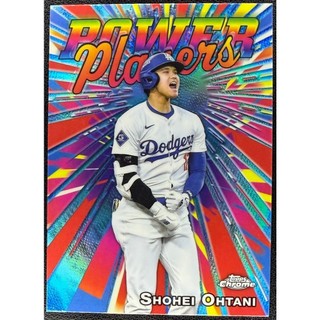 球員卡 Shohei Ohtani 大谷翔平 2025 Topps Chrome Power Player 亮面特卡