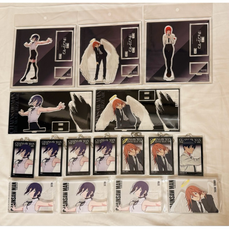 鏈鋸人 baseyard tokyo 大交流展 蕾潔 瑪奇瑪 天使 立牌 吊飾 壓克力磚