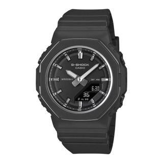 【CASIO 卡西歐】G-SHOCK 優雅現代質感 清爽俐落 雙顯電子錶款 黑色 GMA-P2110-1A 40.5mm
