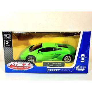 【樂達玩具】MSZ 1:43【藍寶藍寶堅尼 Gallardo LP 560-4】正版授權合金名車 模型車 #334