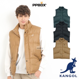 KANGOL 袋鼠 鋪棉經典 背心【65551482】時尚 保暖穿搭 情侶裝 衣服 上衣 外套 日韓穿搭