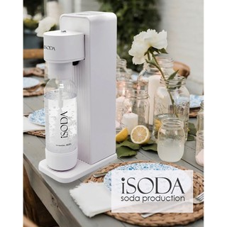 【iSODA】 全新免用電全自動氣泡水機/不含氣瓶 (可直打飲品款 / 純水款)