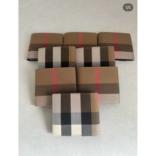 已售罄 Burberry 格紋8卡短夾