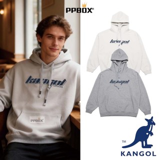 KANGOL 袋鼠 霧染經典帽T 限定款 65558050 時尚 長袖 衣服 寬鬆落肩情侶帽T 帽踢 日韓穿搭