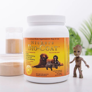 美國進口Bio-Coat貓咪爆毛粉生物素增加毛量狗減少掉毛