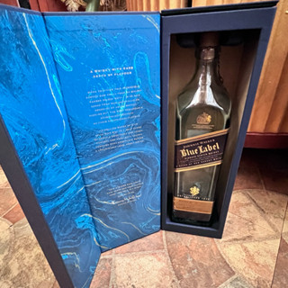 新款約翰走路藍標空酒瓶(1公升)/多用途玻璃空瓶/空洋酒瓶/水瓶/酒瓶Johnnie Walker Blue Label